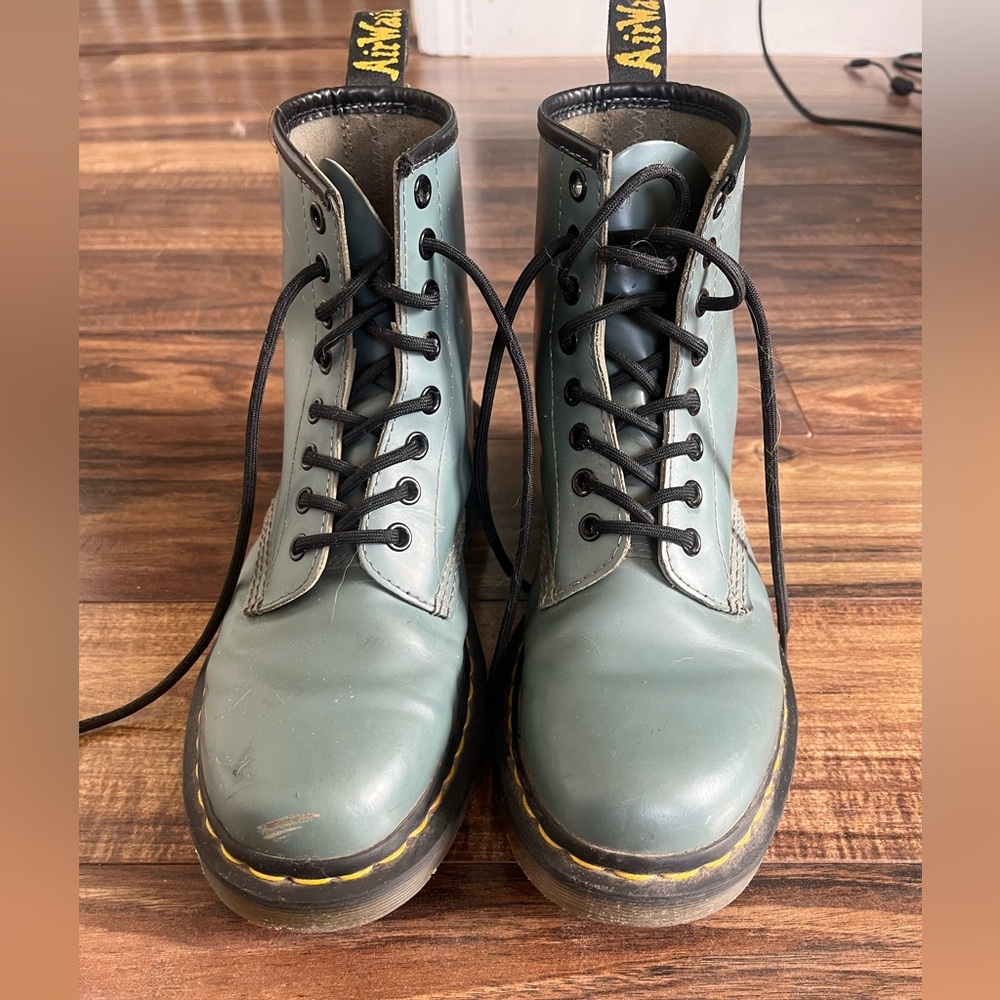 Baby blue Doc Martins